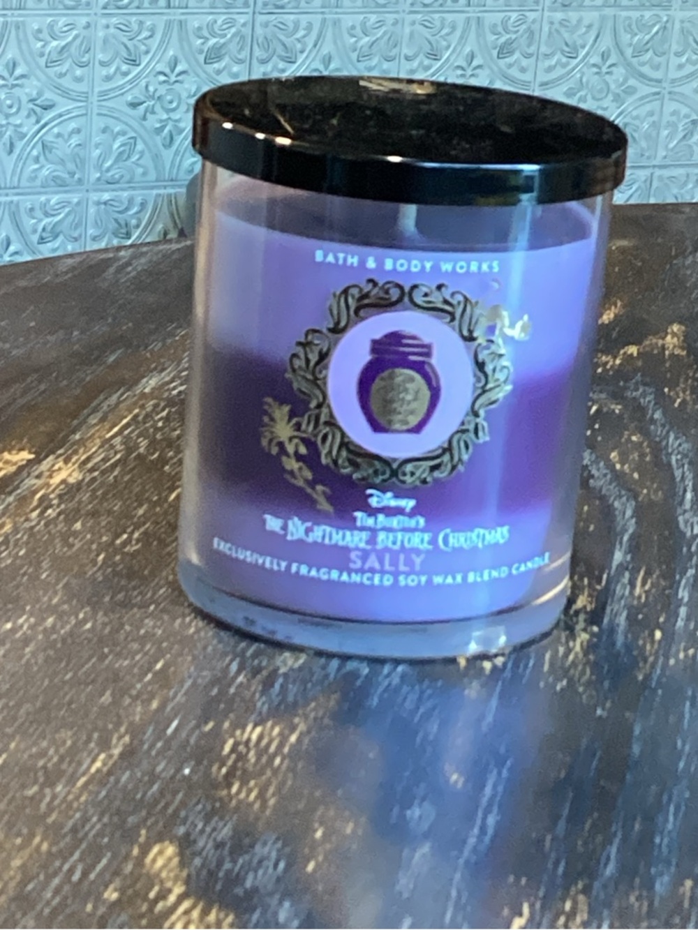Bath and Body Works x Disney Nightmare Before Christmas Sally Candle